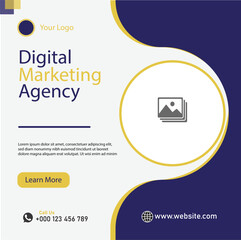 New template social media marketing Instagram business  post template