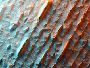 Abstract orange and teal background creating stunning visual effect
