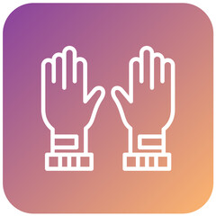 Vector Design Winter Gloves Icon Style