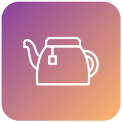 Vector Design Tea Pot Icon Style