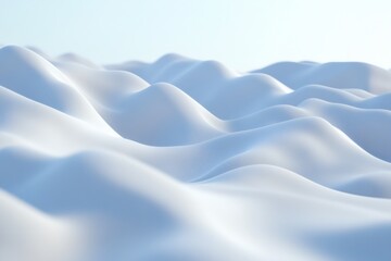Fototapeta premium Abstract Serenity: A Minimalist Landscape of Subtle Curves and Gentle Light