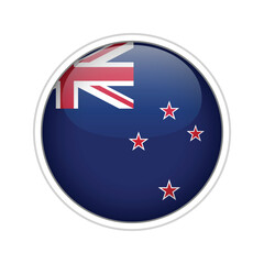 New Zealand Flag Sphere Vector