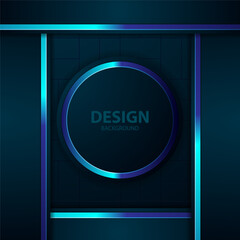 Dark Blue Circular Design Background (1)