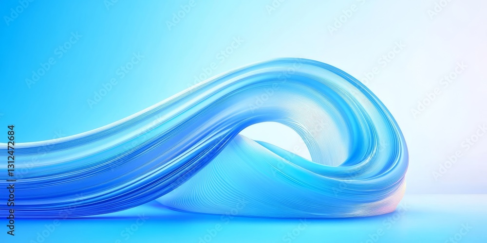 Poster this captivating abstract background features light blue gradients like stained glass. its ideal for