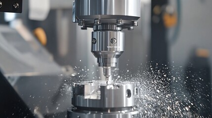 Professional CNC Milling Machine Image for Machining Tasks