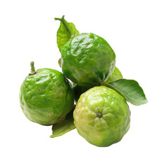 Naklejka premium Fresh Bergamot Fruits, Isolated. Aroma And Health Benefits.