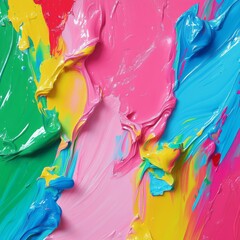 Colorful, Bright, Vibrant, and Abstract Watercolor-Style Paint Background with an Artistic Touch, Generative AI