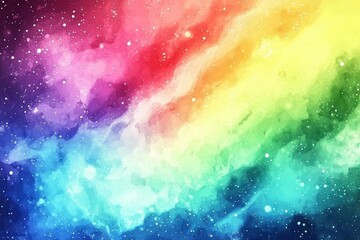 Colorful, Bright, and Vibrant Watercolor-Style Background with an Artistic Touch, Generative AI