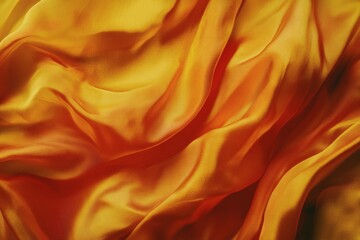 Luxurious golden silk background, abstract fluid fabric texture design