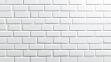 Textured White Brick Wall Background