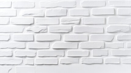 White Brick Wall Texture Background Design