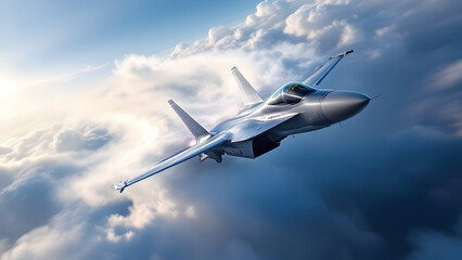Fighter Jet Breaking the Sound Barrier with Vapor Cone