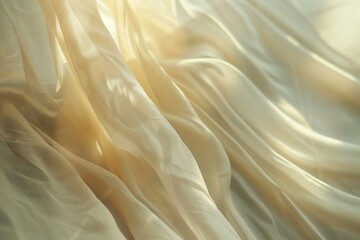 Obraz premium Elegant Soft Sheer Fabric with a Gentle Glow