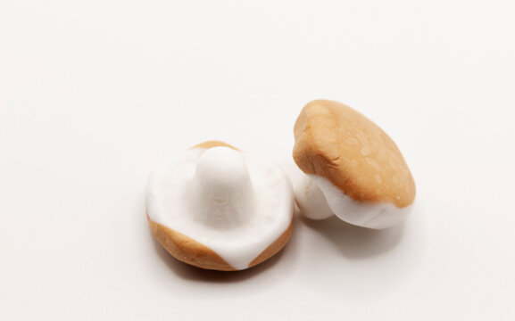 Mushroom Shaped Nougat Candy