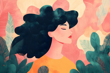 Inclusive social concept illustration