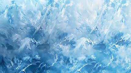 Obraz premium A background with a smooth, icy texture in cool blue and white tones.