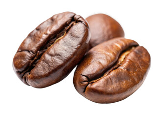coffee beans isolated on white background
