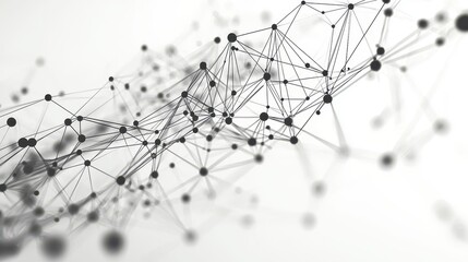 Abstract network flow, light background