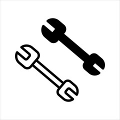 screwdriver set icon, repair symbol. , Vector illustration, with white background