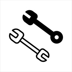 screwdriver set icon, repair symbol. , Vector illustration, with white background
