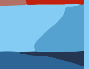 Obraz premium vibrant color mix background abstract wallpaper. This design features a dynamic blend of colorful paint strokes and splashes, creating a captivating and modern visual effect. minimalist design