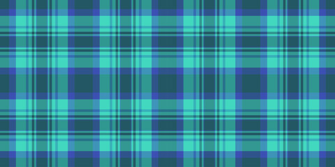 Fototapeta premium Vibrant blue plaid with symmetrical stripes suitable for men fas