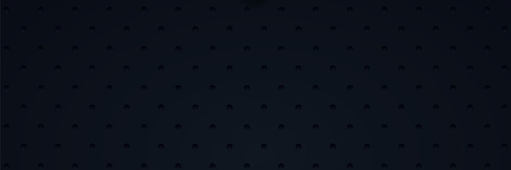 Dark perforated surface texture background, website design
