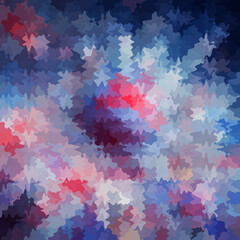 Fototapeta premium Colorful splashed abstract background. Splash effect and camouflage. Splattered backdrop.