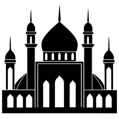 taj mahal vector illustration