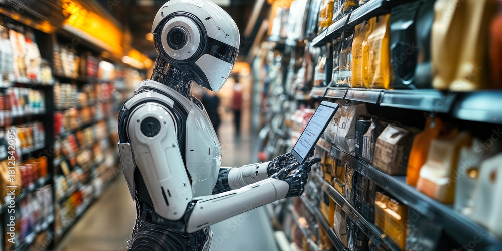 Poster ai-powered retail automation: transforming shopping experience with robotics for enhanced customer p