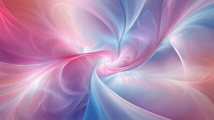 dynamic pink and blue abstract design with curved patterns and floating highlights, artistic and futuristic, modern and playful design