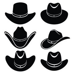 Cowboy Hat Vector,
Hat Illustration,
Western Hat Design,