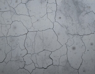 Close-Up of a Rough Concrete Surface with Small Cracks