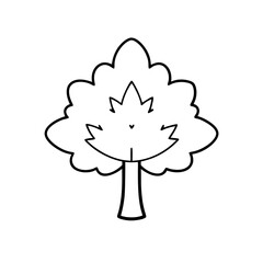 vector illustration of a tree