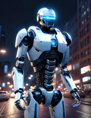 robot, 3d, tecnolog&iacute;a, metal, aparatos, m&aacute;quina