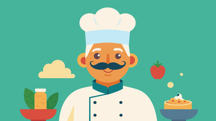 On this weeks episode our aging chef shares their goto recipe for a healthy and nutritious vegetarian curry packed with all the essential flavors.. Vector illustration