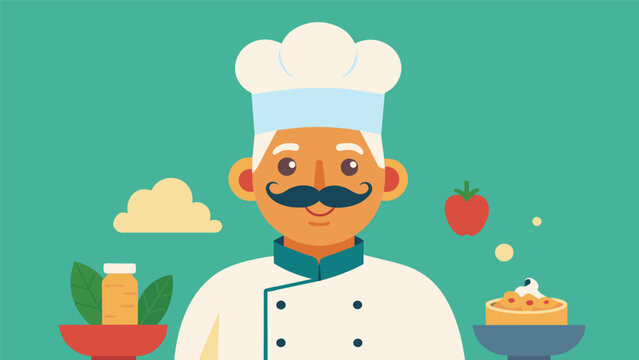 On this weeks episode our aging chef shares their goto recipe for a healthy and nutritious vegetarian curry packed with all the essential flavors.. Vector illustration