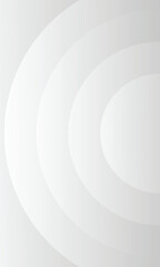 White gradient background. Abstract circle design. Vector illustration semi circle. Eps10