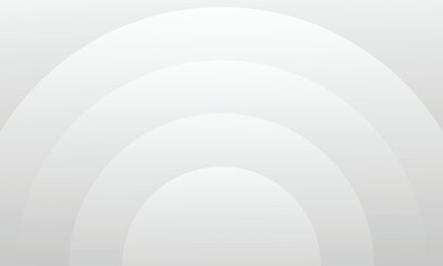 Obraz premium White gradient background. Abstract circle design. Vector illustration semi circle. Eps10