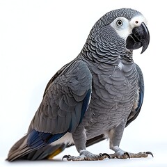 Obraz premium African Grey Parrot Studio Portrait.