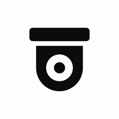 surveillance camera icon sign vector