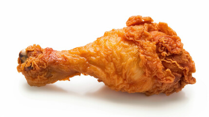 fried chicken isolated on white