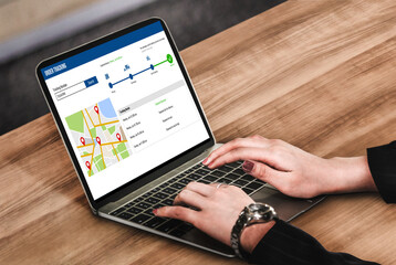 Delivery tracking system for e-commerce and modish online business to timely goods transportation...