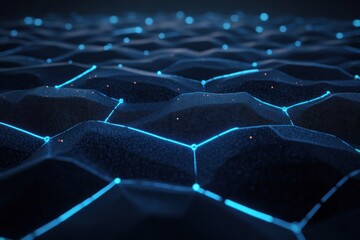 Abstract digital network pattern