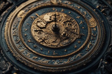 Wall Clock Close-Up