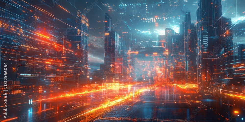 Poster technical analysis of network slicing technology in the global telecommunications environment
