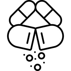 Pill Icon Vector Element