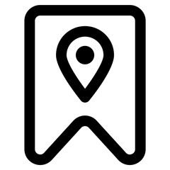 location bookmark icon