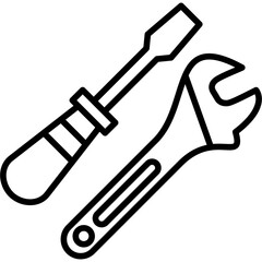 Screwdriver Icon Vector Element