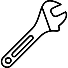 Wrench Icon Vector Element